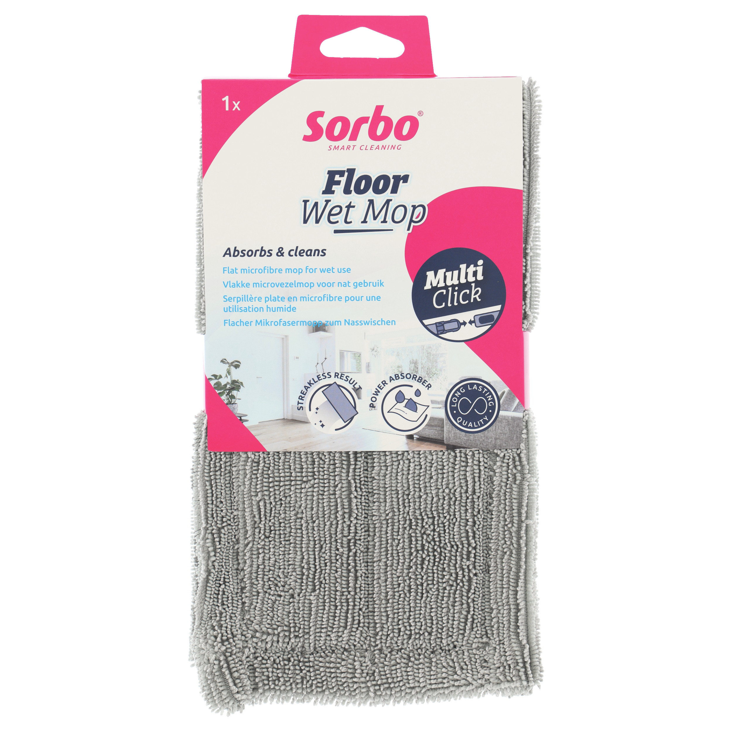 Floor Microfiber Mop Wet
