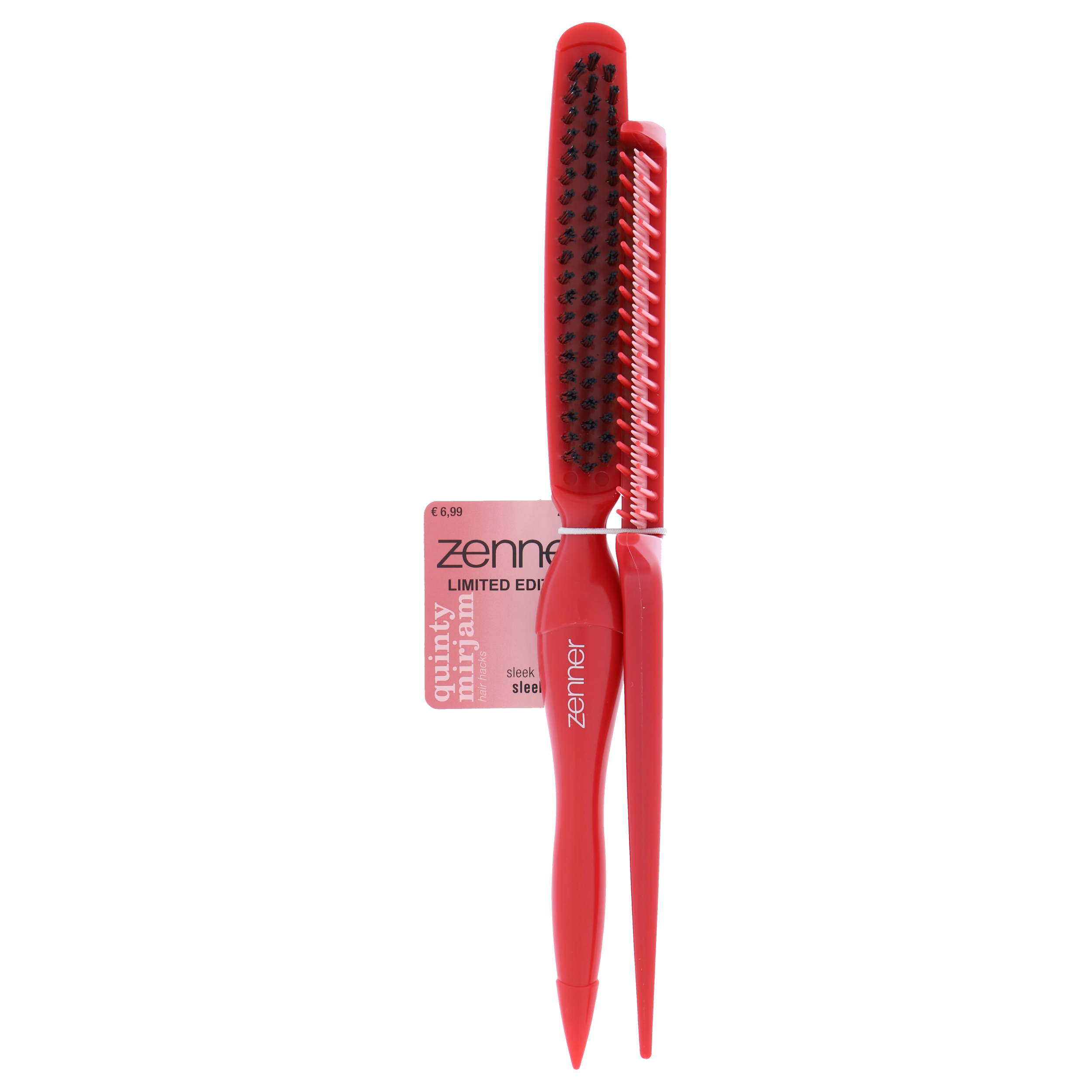Sleek bun brush set 2x roze
